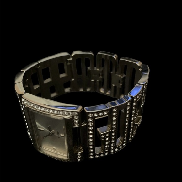 Guess Silver Crystal Embellished Watch - Picture 2 of 5